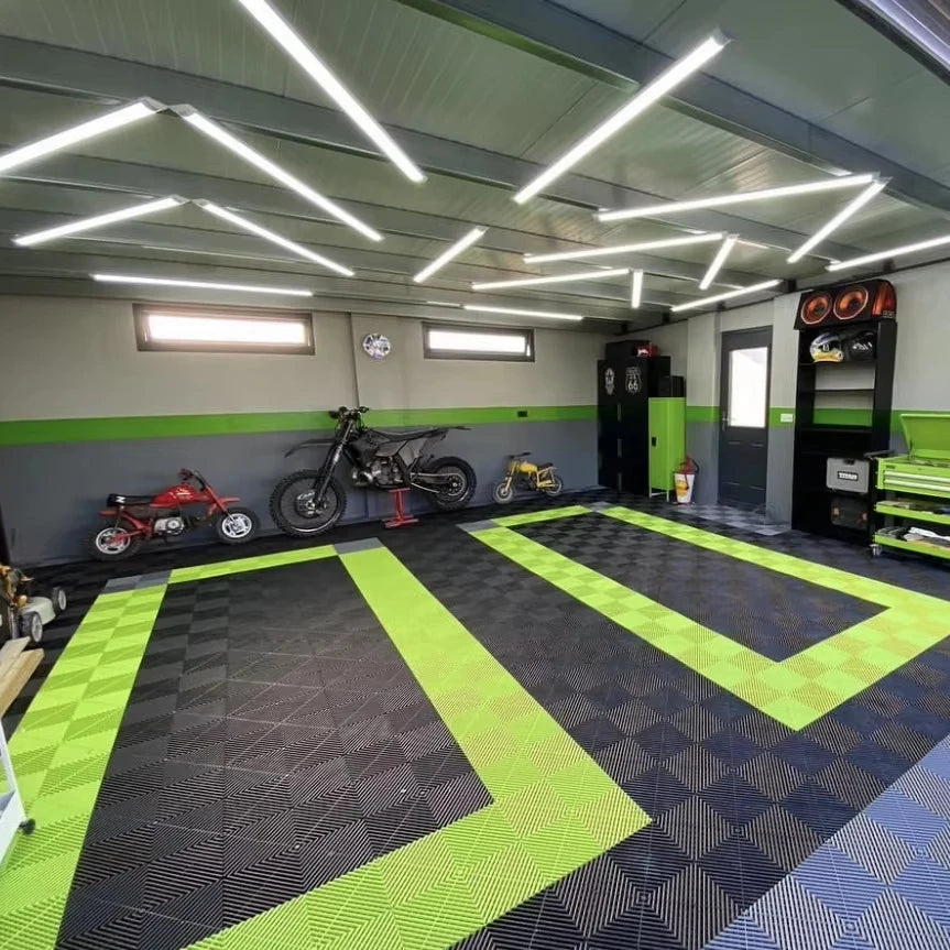 Plastic Modular PP PVC Floor Garage Tile Interlocking