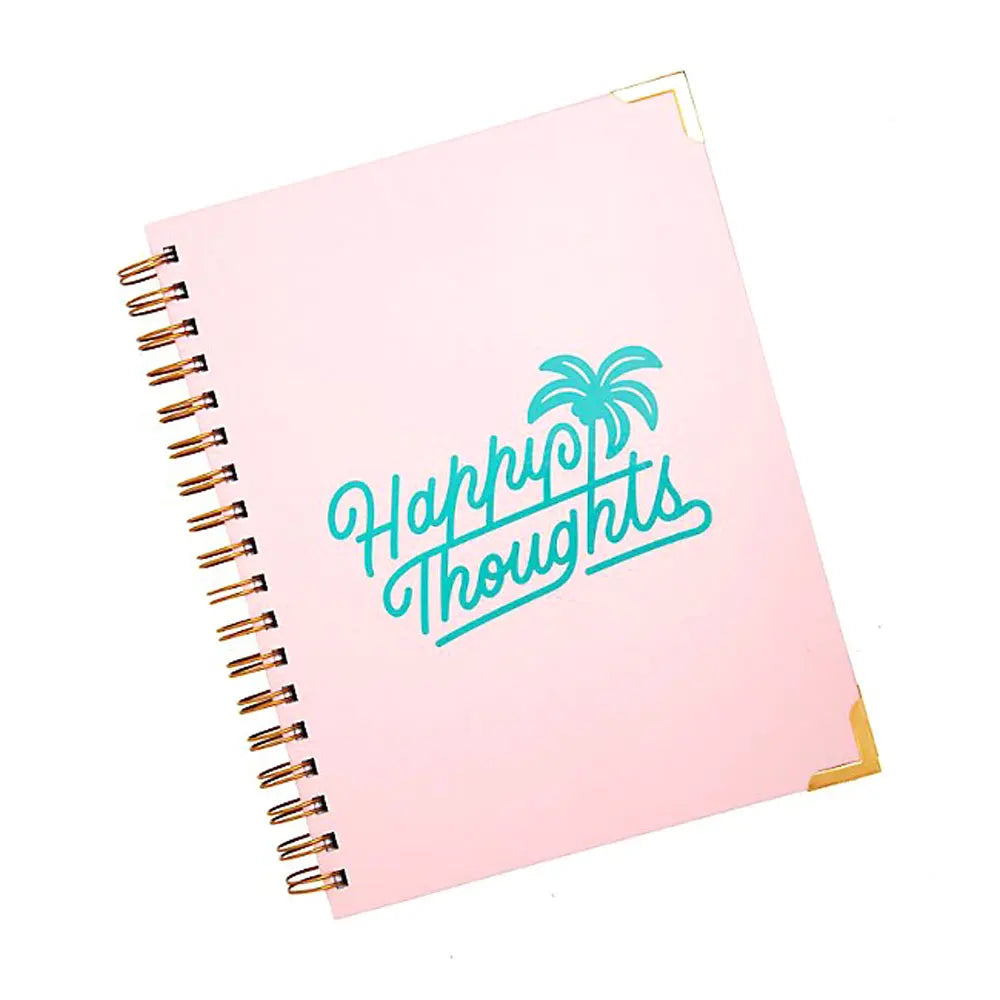 Custom 2025 Spiral Notebook Spiral Binding Daily Planner Daily Notes Gold Foil Notebook