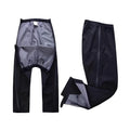 Unisex Outdoor Hard Shell Raincoat Pants for Adults Three-Layer Thin Waterproof With Full Side Zipper Windproof Hiking Trekking