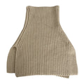 IMF Ultra Soft Solid Color Turtle Neck Poncho Knitted Merino Wool Scarf