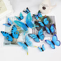 Vivid Colorful Butterfly Luxury Wall Decorations Fridge Magnet Decoration Plastic Butterflies Artificial Butterfly MegaBDM