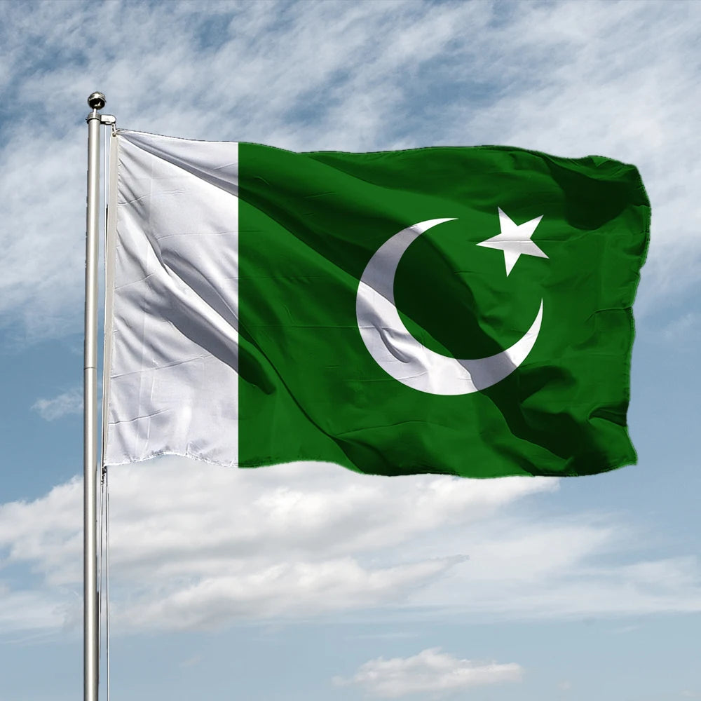 BOLISI 3x5ft 100D Polyester National Pakistan Flag