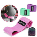 Custom Logo Fabric Resistance Bands Set for Training Hip Squat Exercise Booty Workout