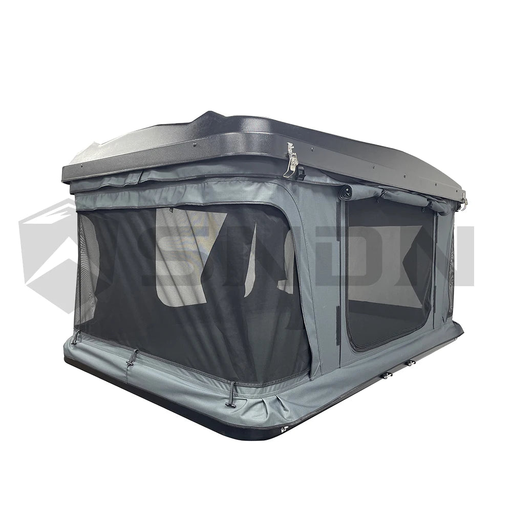SNDN Hard Shell Large Window 48kg Roof Top Tent ABS Shell Camper Car 4X4 Roof Top Tent Rooftop Tent With 75mm Matress