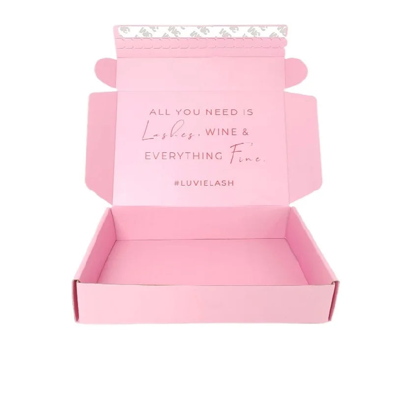 Cosmetic Shipping Carton Cardboard Printing Business Card Printed Custom Corrugated Board Paper Boxes