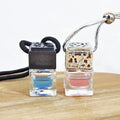 8ml Mini Square Perfume Diffuser Aroma Glass Bottle for Car Air Freshener