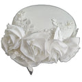 New Retro Women woman White Flower Satin Pillbox Hats Kentucky Derby Ladies Wedding Hat for Bride
