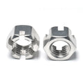 DIN935 DIN937 Solid High Slotted Stainless Steel 304 Hex Castle Nut