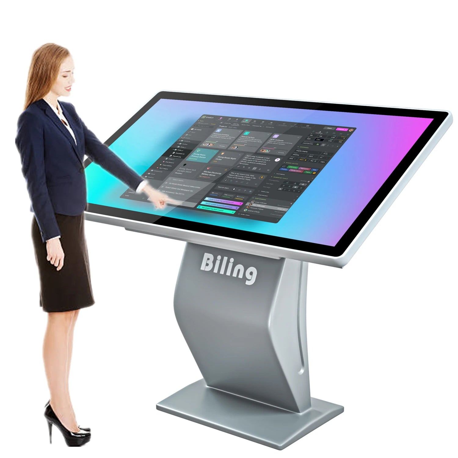 LCD Display 49inch 55inch Indoor Irregular LCD Screen Advertising Player 4x4 2x2 Ultra Slim LCD Splicing ScreenDisplay