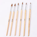 Bamboo Care Star Sable Korea Mermaid Manufacturer Art Tool Nail Art Decoration Brush Pen Set Drawing Logo Lid Hair Detailer