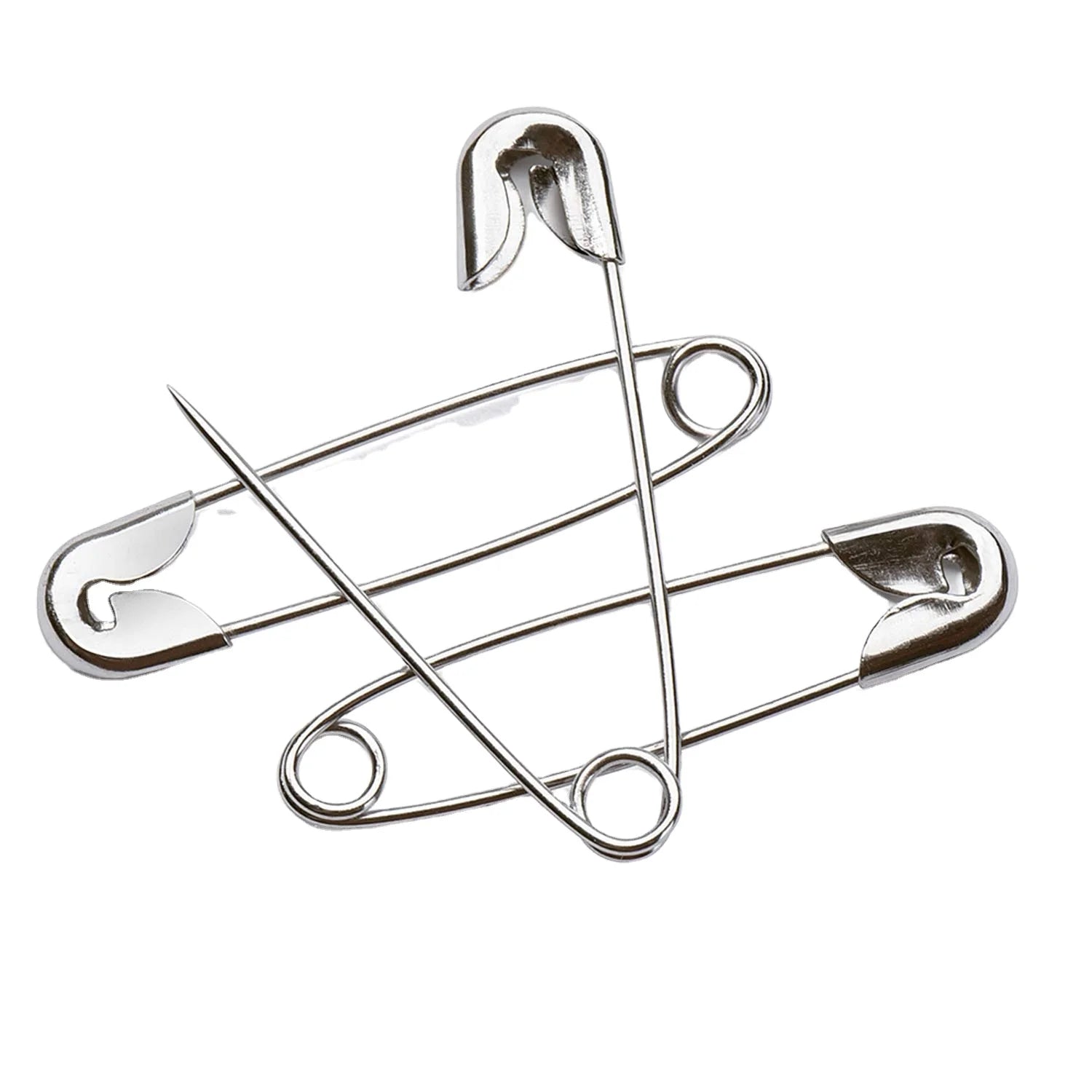 The Nickel Plated 28mm Running Number Safety Pins Race Number Safety Pins for Marathon Sports Competition