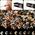 Diy Jewelry Making Materials 3mm 4mm 5mm Brass Metal Nickel-free Calotte Spacer Bead Crimp Cover