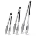 Yongli stainless steel kitchen tongs kitchen tool accessories metal food locking tong heat resistant for bbq cooking