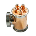Copper Still Distiller Reflex Sight Glass Reflux Tee