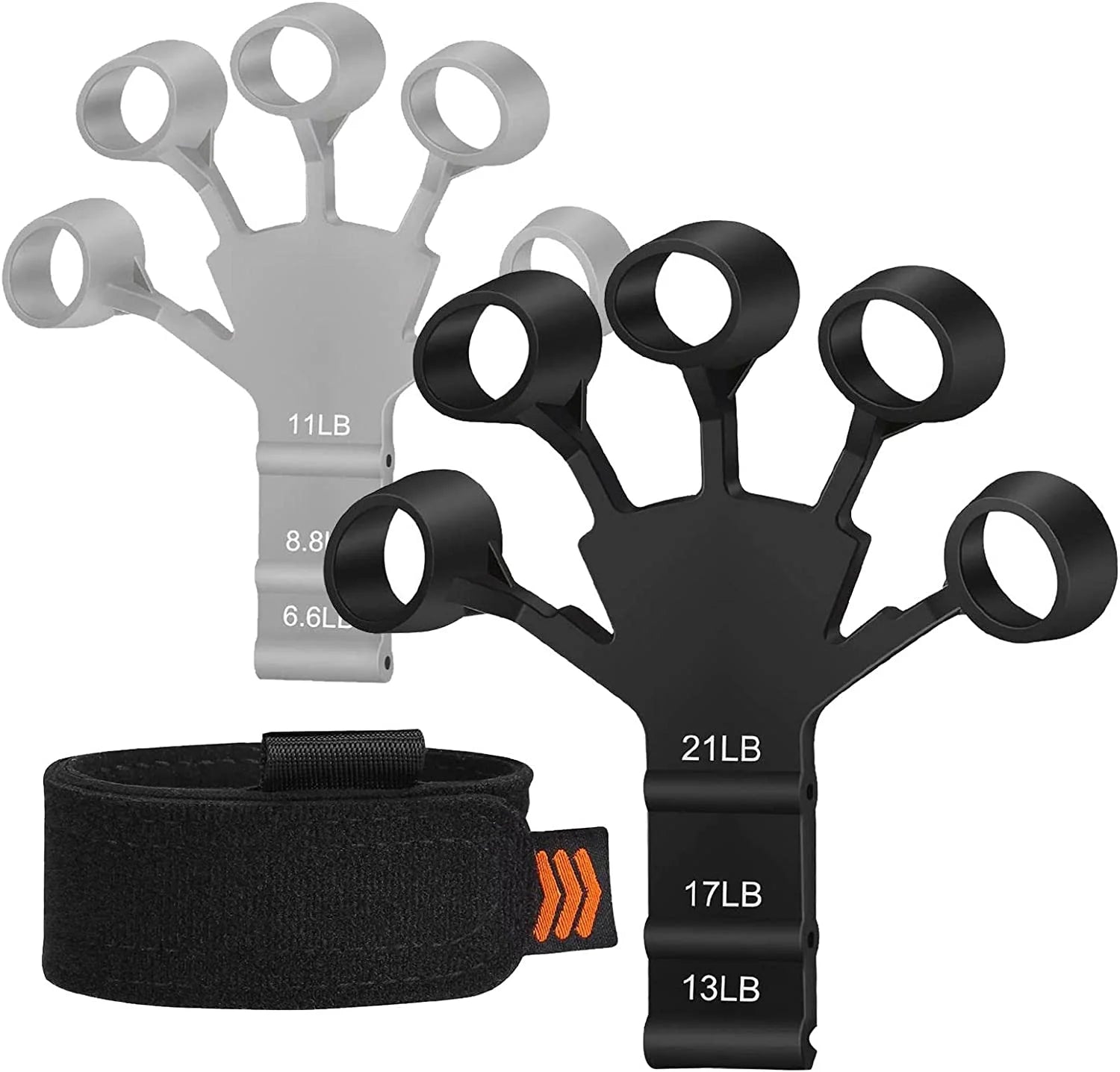Hot Sales Adjustable Silicone Hand Therapy Exercise Grip Strength Premium Material for Comfort and Durability