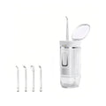 Portable Electric Dental Floss with Four Nozzle Three Gear Modes and Mirror Vuisal Dental Design