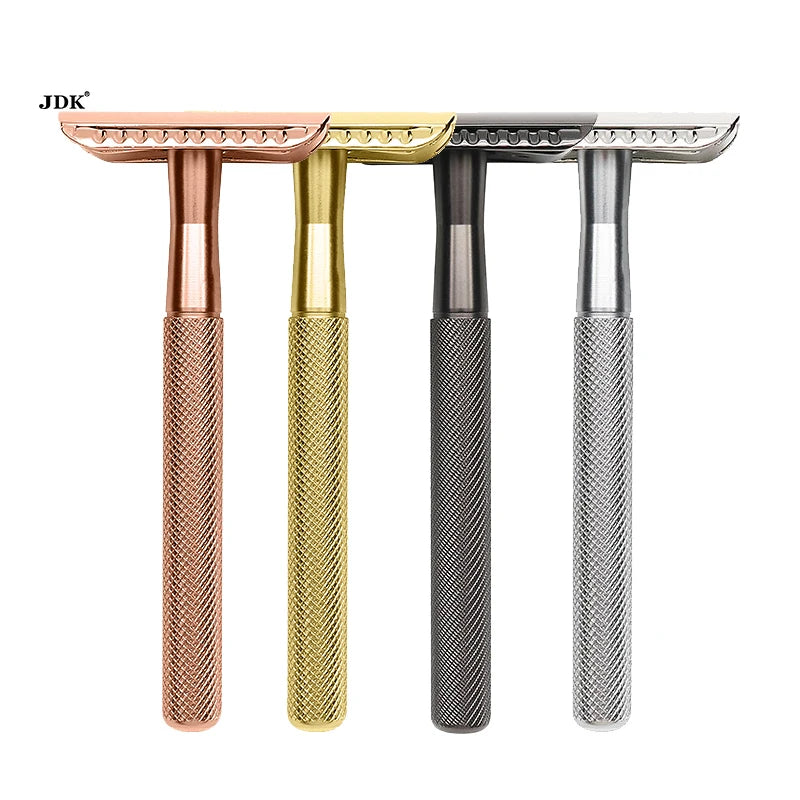 Wholesale Custom Luxury Single Blade Double-Edged Safety Face Shaving Razor Premium Stainless Steel Premium Razor