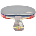 Hot Selling DHS Double Happiness LONG-L/S Horizontal Grip Straight Table Tennis Racket with 7-Layer Baseboard Pimples in Rubber