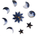 Moon Star Sun Epoxy Silicone Mold Kit for DIY Resin Crafts Making Decorative Pendant Wall Hanging Table MATS