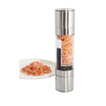 2 in 1 Salt and Pepper Grinder Stainless Steel Salt Grinders and Pepper Mill Set with Adjustable Ceramic Rotor