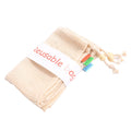 Shopping Reusable Cotton Mesh Bags Vegetable Fruit Packaging Pouch Cotton Net Tote Bag