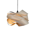 Modern Asian New Chinese Wood Veneer Droplight Decorative Pendant Light Home Office Inn Aisle