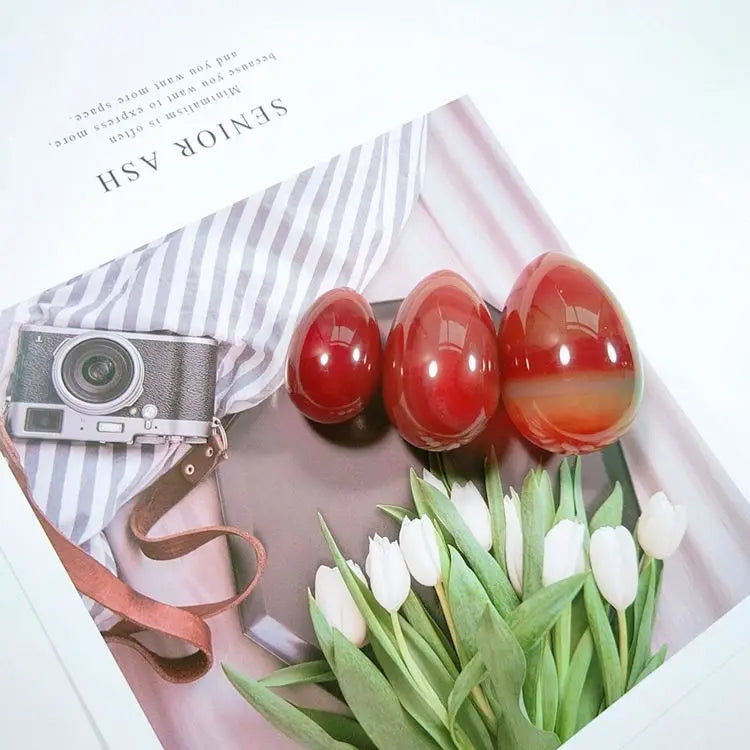 DIY Natural gemstone jade rose crystal egg yoni egg for Women Health gift