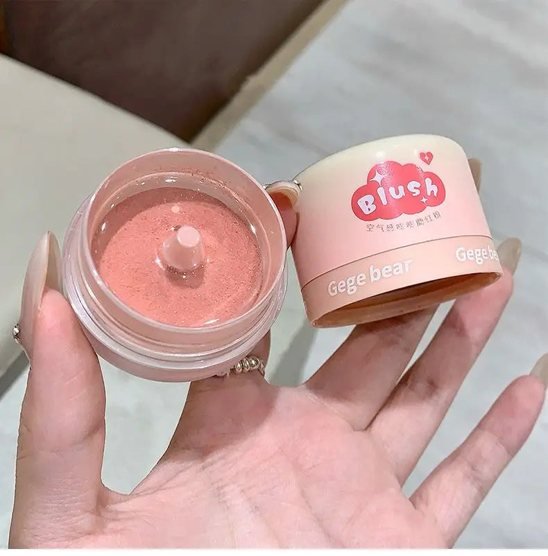 Wholesale Face Makeup Blush Loose Powder Fine Shine Highlights Brighten Facial Contours Gege Bear Lovely Soft Mist Blush Powder