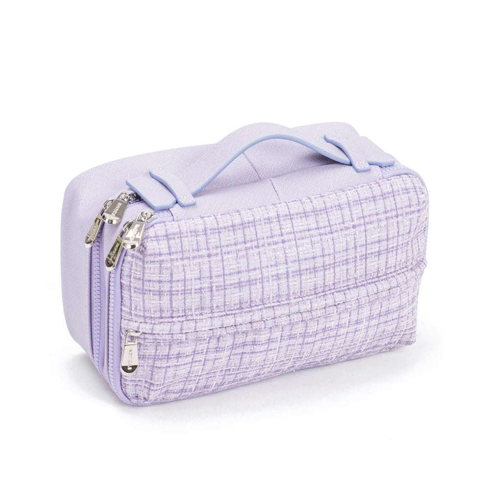 KONCAI Custom Beauty Makeup Organizer High-Quality Beach Brush Cosmetic Travel Portable Storage Bag