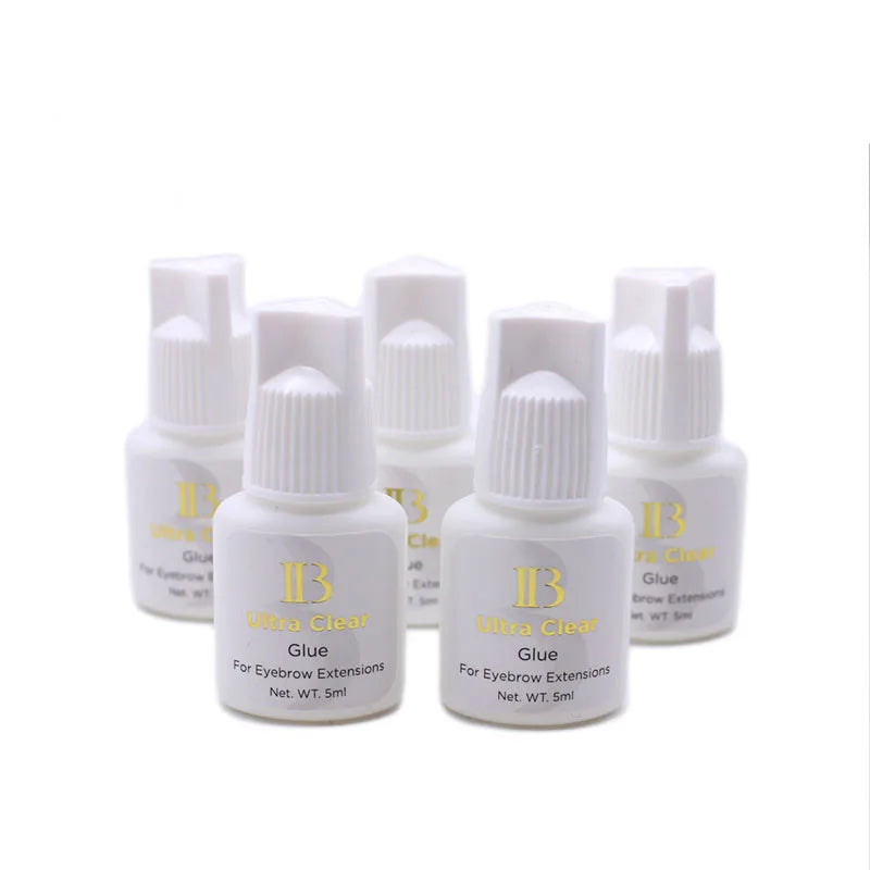 IB Ibeauty Ultra Clear Glue White Hat 5ml for Eyelash Extensions Wholesale Long Lasting Tasteless 3s Slow Dry Korea Glue OEM ODM