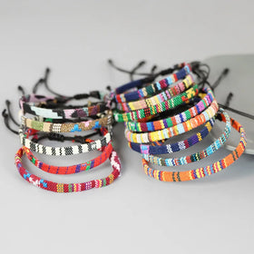 Vintage Style New Bracelet Jewelry Fashion Personalized Handmade Woven Bracelet Colorful Design Jewelry Bracelet