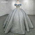 9950 New Vintage Elegant Off Shoulders Full Length Embroider Ball Gown Girl Dress 2022