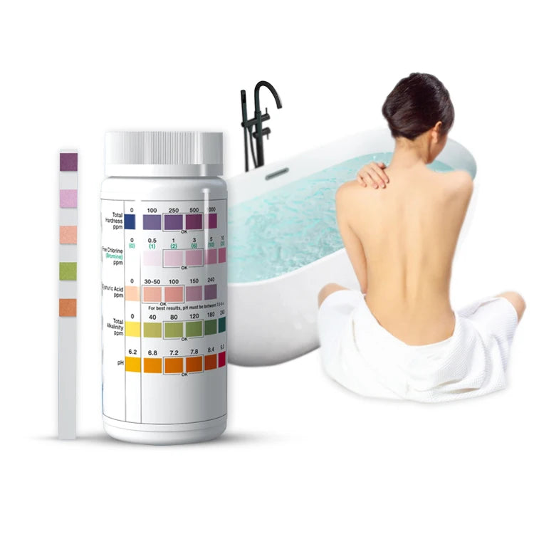 5 In1 Spa Swimming Pool Water Quality Test Strip Hot Tub test Strips