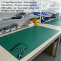Elastic Industrial Flooring Anti Fatigue Floor Mat ESD Green Rubber Table Roll ESD Antistatic Mats Ground Mat