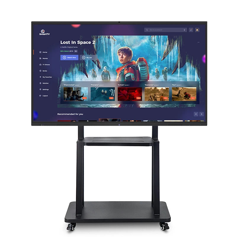 55 Inch LCD Display Digital Interactive Board Smart Educational Equipment with Whiteboard Features