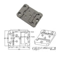 Nylon Plastic DIN Guide Rail Clip Accessory Easy Installation Solid State Relay Metric Bracket Low Contact Load Quality Clamps