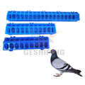 GSF G-201-2 Plastic Anti-Spreading Pigeon Feeding Trough for Feeding Parrot Canary Pigeon Finch Toxic-Free Durable Pigeon Feeder