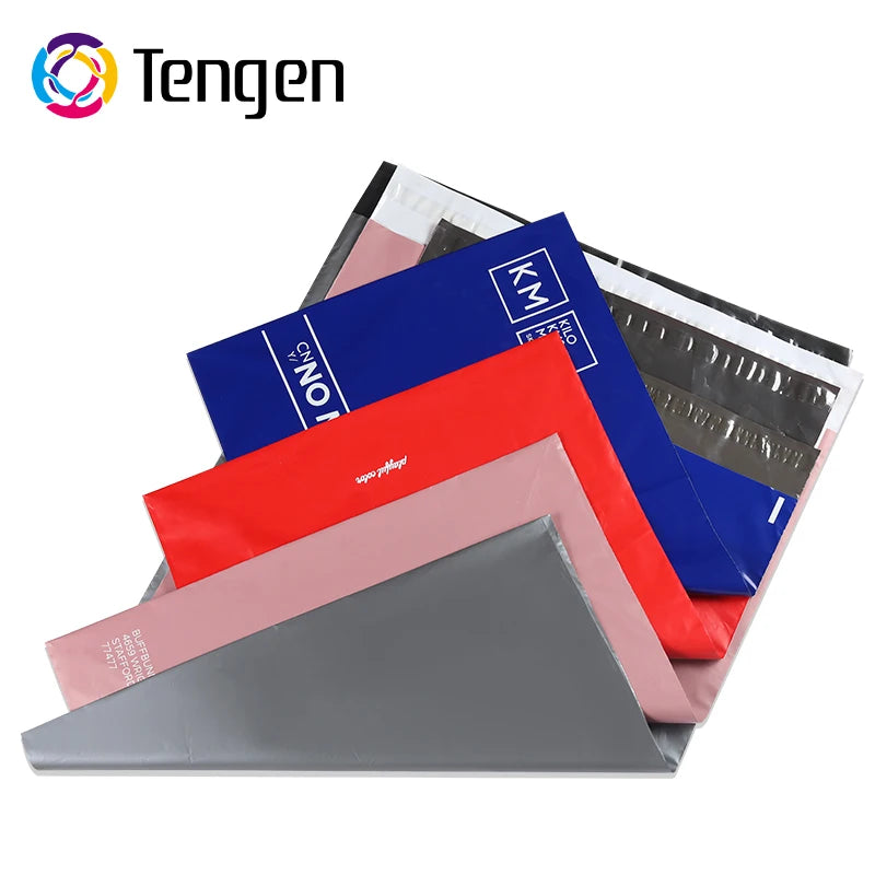 Eco-friendly Biodegradable Waterproof Self Adhesive Customized Colorful Poly Mailers