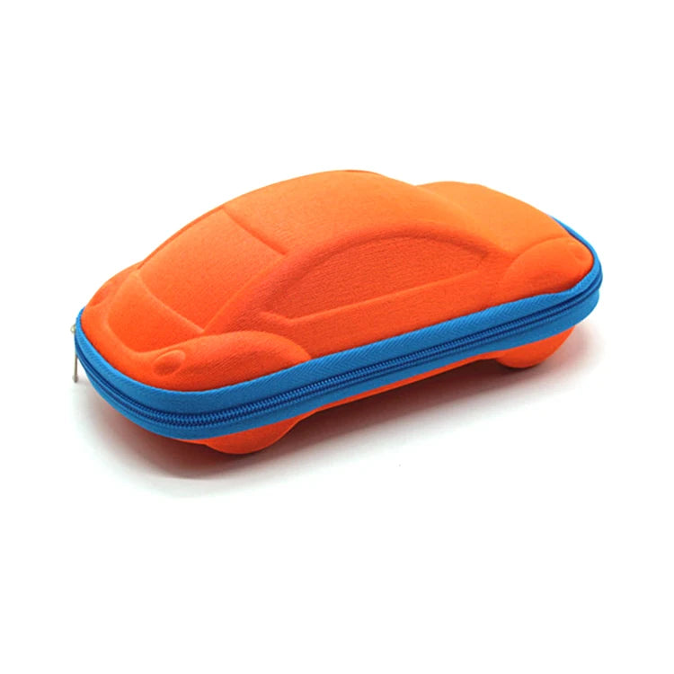 FLY Custom Logo Car Shape Sunglasses Cases High Quality Eco-Friendly EVA Material for Kids Eyeglasses Boxes Packing