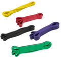OEM  Customized Logo Natural Latex Elastic Stretch Exercise Resistance Bands for Gym  and Yoga