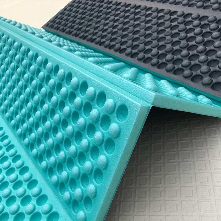 Ultralight Egg Pit Folding XPE Foam Sleeping Pad Eco Friendly Aluminum Film Dampproof Outdoor Camping Mat Camping Accessories
