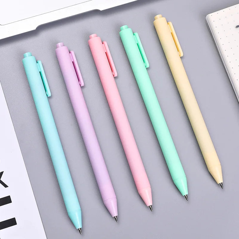 Creative Candy Color Gel Pen School Student Kids Gel Pens Stationery Supplies 0.5mm Ink MegaBDM
