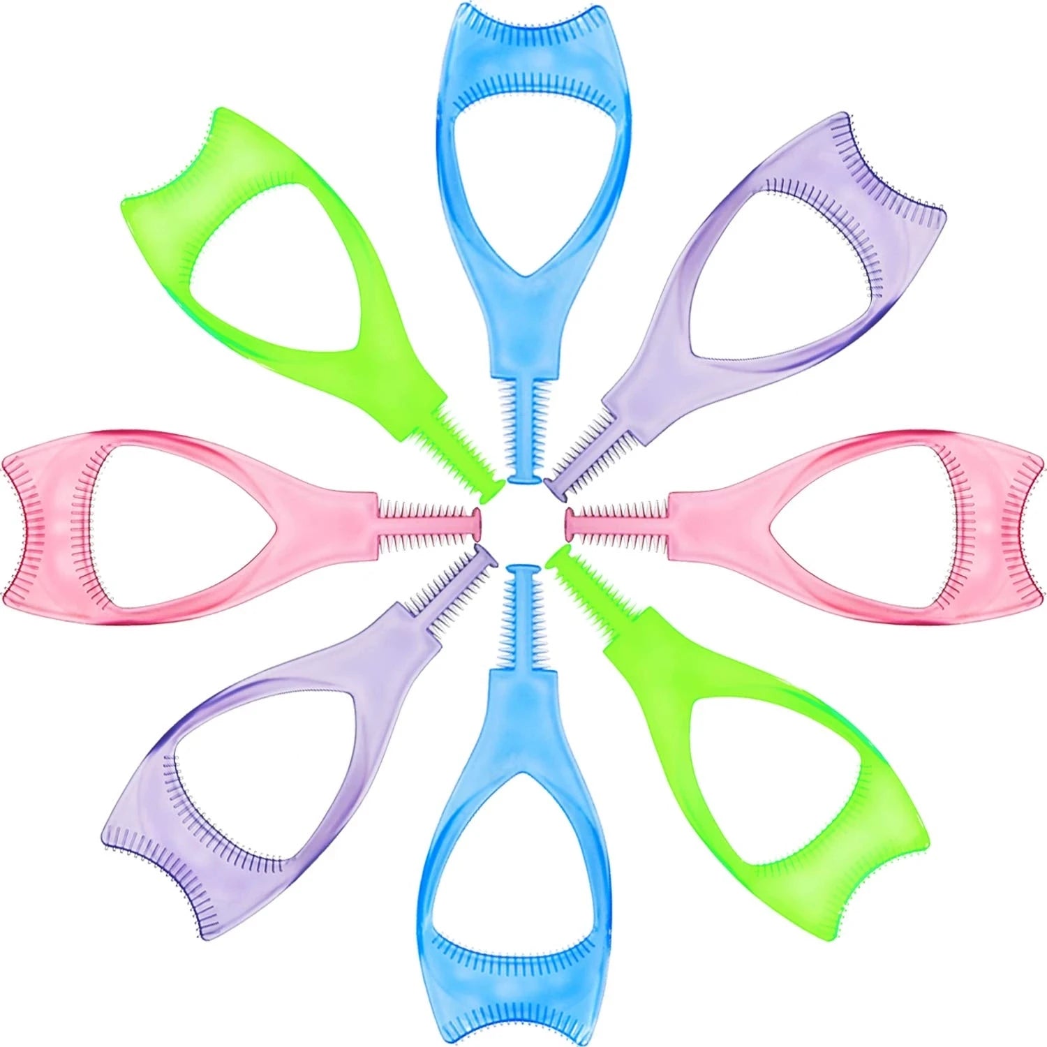Eyelash Tools 3 in 1 Makeup Mascara Shield Guide Guard Curler Eyelash Curling Comb Lashes Cosmetics Curve Applicator Comb