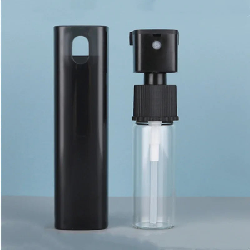 10ml Empty Square Black Twist & Spritz Atomiser 10ml  Elegant Food Packaging Luxury White Twist and Spritz Atomiser