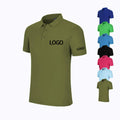Wholesale High Quality Printed Mens Golf for Shirts 100% Cotton Anti-Wrinkle Short Sleeve Knitted Fabric Casual for Shirt