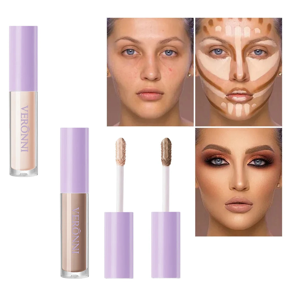 6 Color Mineral Cream Face Makeup Full Coverage Cosmetic Liquid Concealer