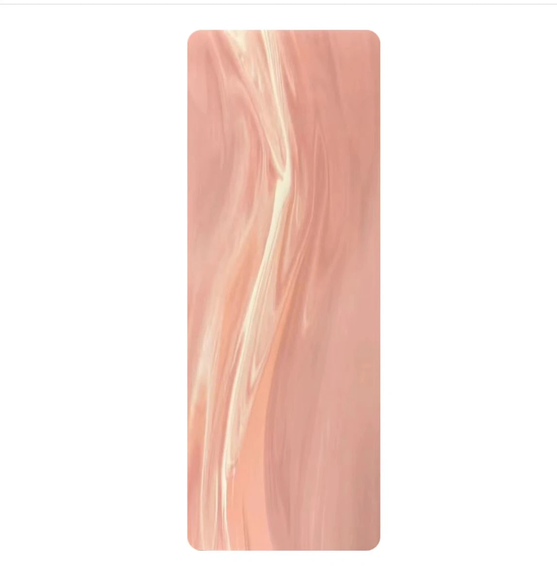 Wholesale Custom Printed 5mm PU Rubber Mats Curve Design Non-Slip Waterproof for Yoga Pilates Fitness Gym Use