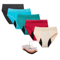 Cotton Lace High Waist 4 Layers Menstrual Period Panties for Women Female Physiological Eco-Friendly Underwears