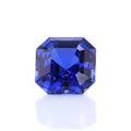 1-3 Carat Dark Blue Asscher Cut Loose Synthetic Blue Sapphire Lab Grown Gemstones
