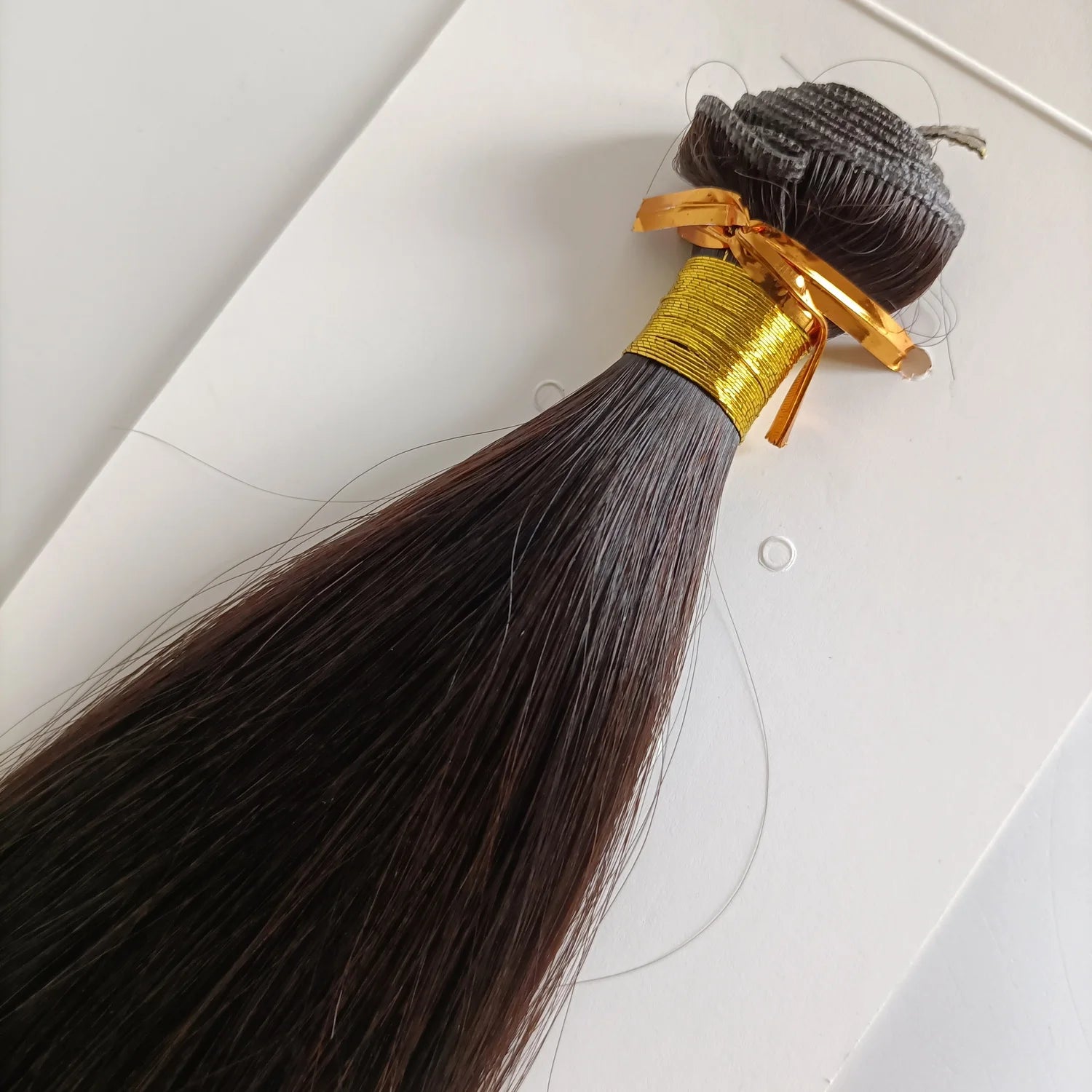 Russian Thin Invisible Genius Weft Hair Extensions Double Drawn Human Hair Genius Weft